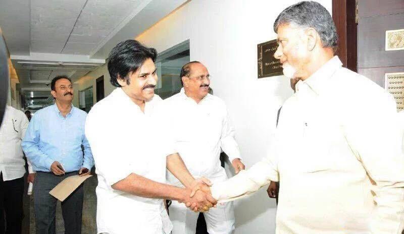 Pawan Kalyan Meet Chandra Babu Photos