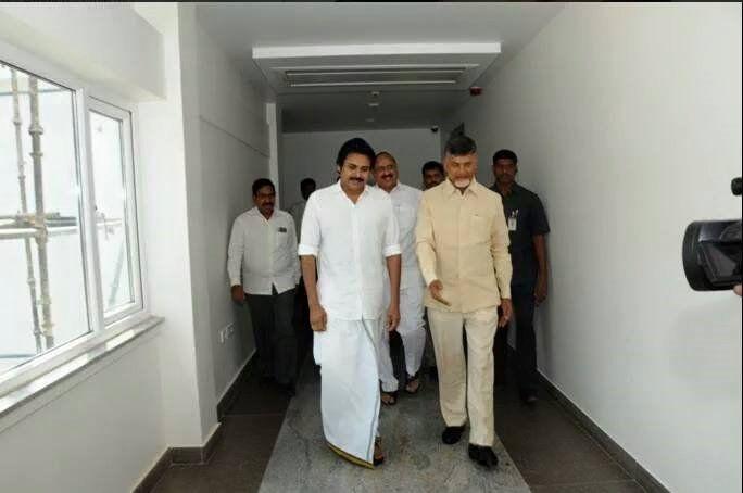 Pawan Kalyan Meet Chandra Babu Photos