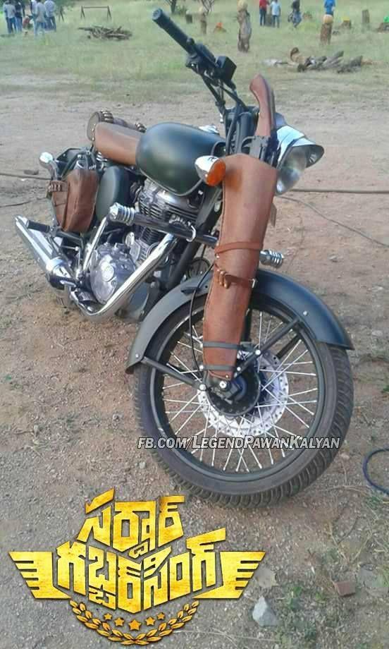 Pawan Kalyan Sardaar Gabbar Singh Bike Photos