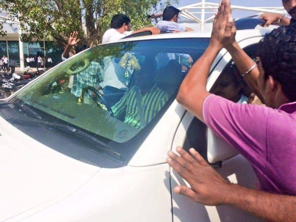 Pawan Kalyan Spotted At Vijayawada Photos