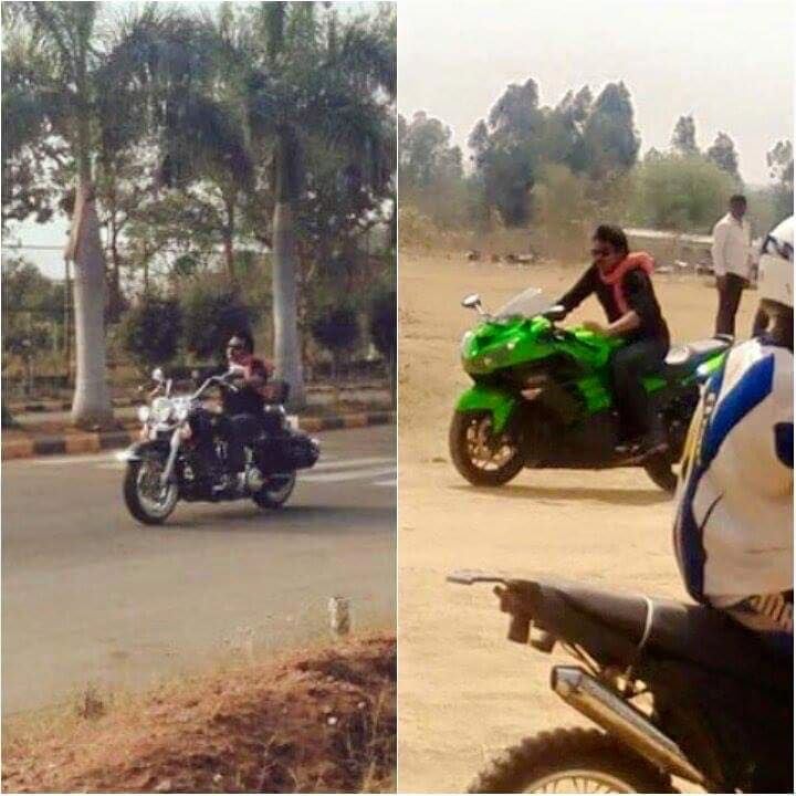 Pawan Kalyan Unseen Leaked Photos from the sets of Sardaar Gabbar Singh