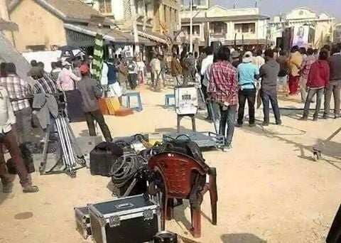 Pawan Kalyan Unseen Working Stills from Sardaar Gabbar Singh