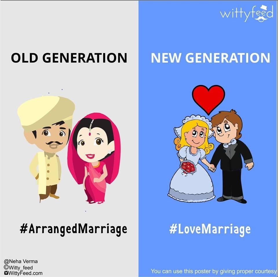 Posters That Show The Difference Between Old Generation And New Generation