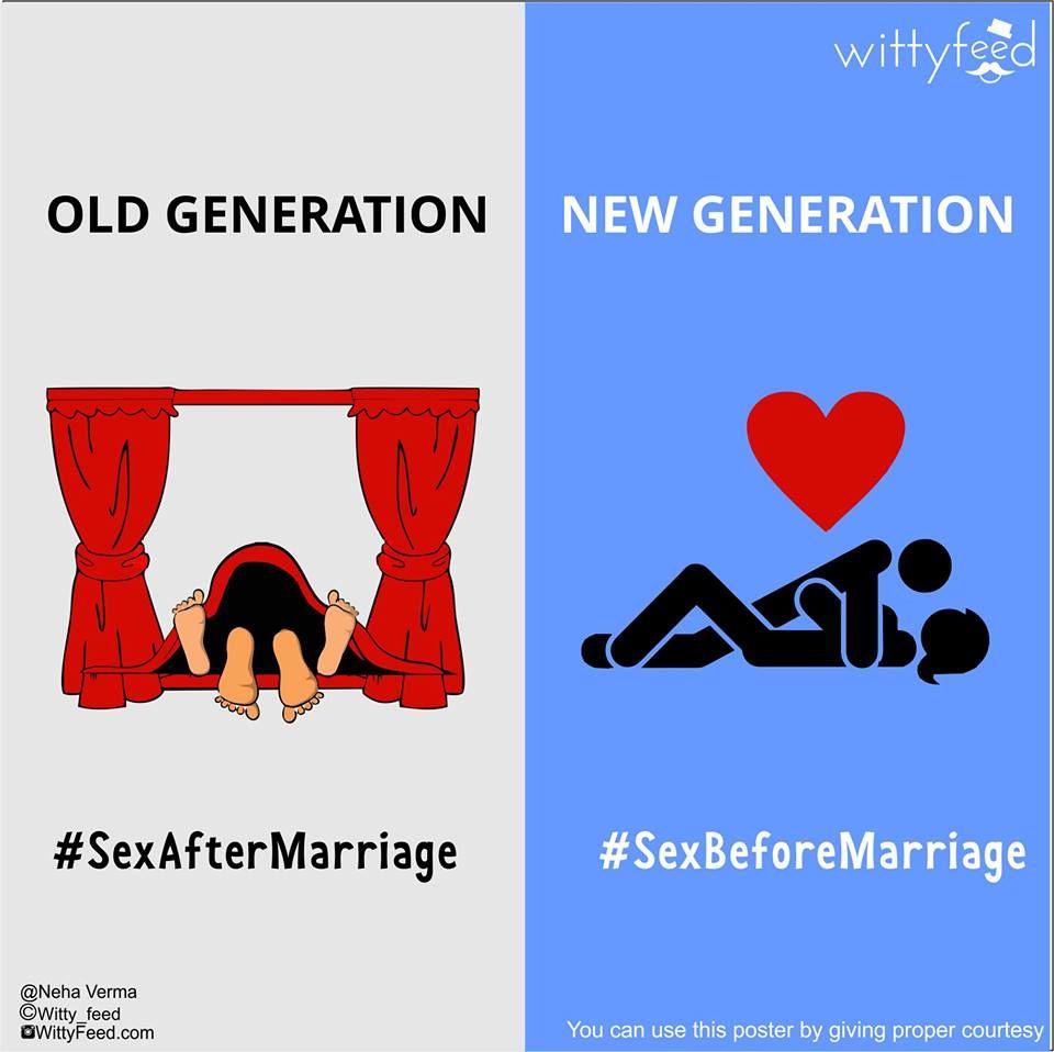 Posters That Show The Difference Between Old Generation And New Generation