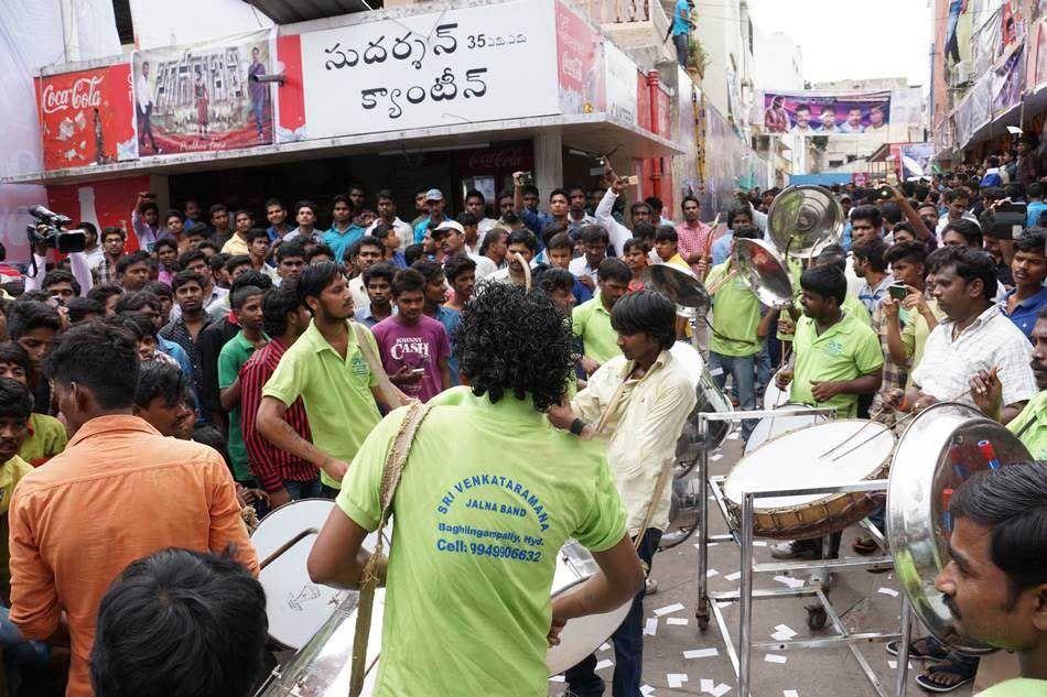 Prabhas Fans Hungama At RTC X Road