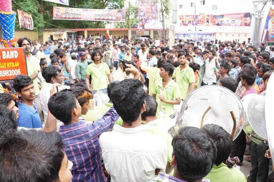 Prabhas Fans Hungama At RTC X Road