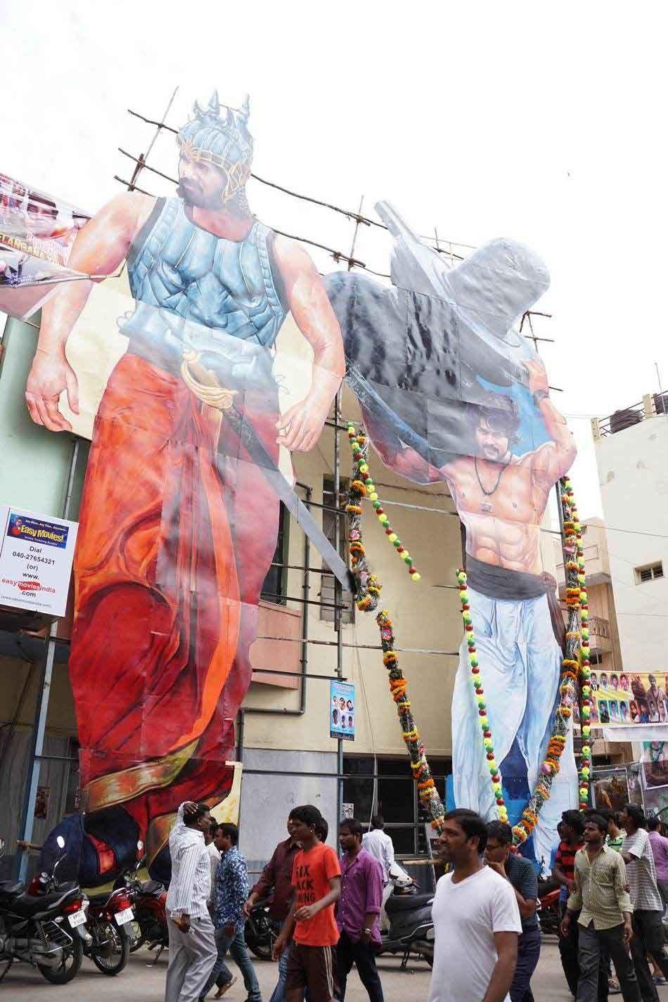 Prabhas Fans Hungama At RTC X Road