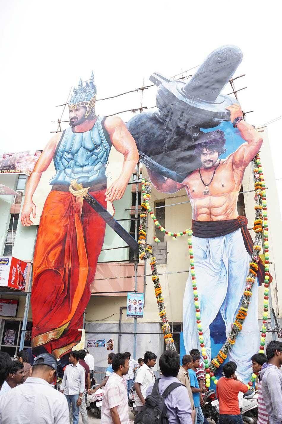 Prabhas Fans Hungama At RTC X Road