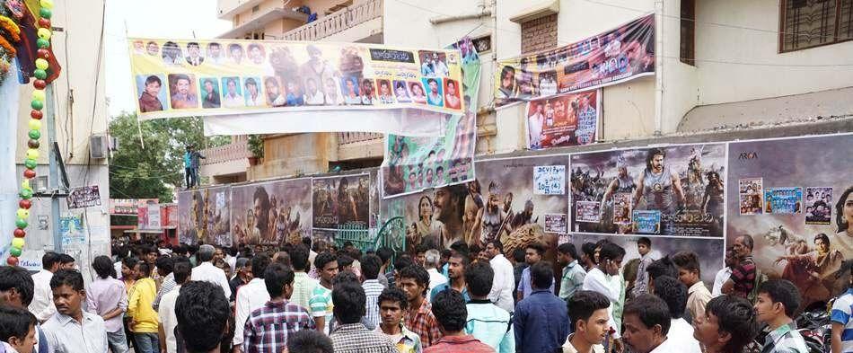 Prabhas Fans Hungama At RTC X Road