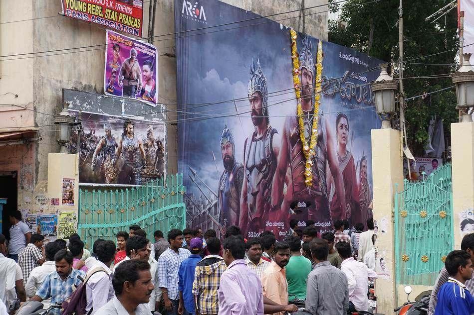 Prabhas Fans Hungama At RTC X Road