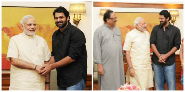 Prabhas Meets Narendra Modi Photos