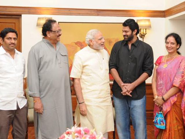 Prabhas Meets Narendra Modi Photos