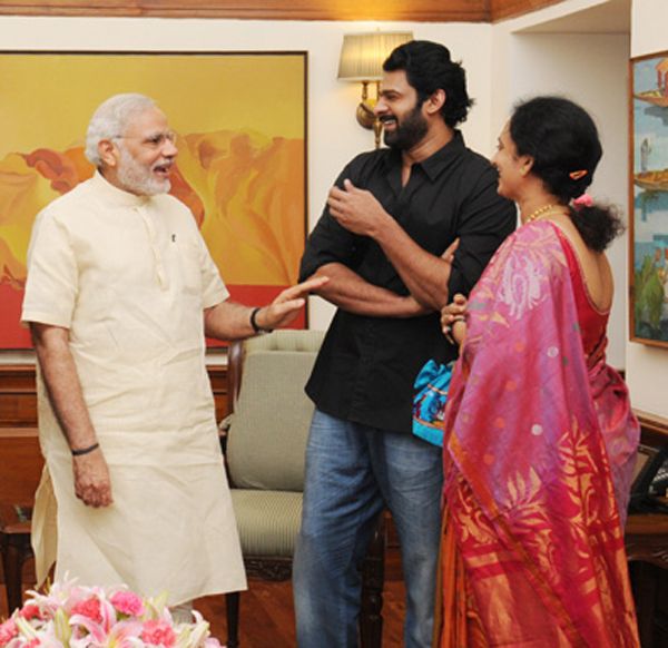 Prabhas Meets Narendra Modi Photos