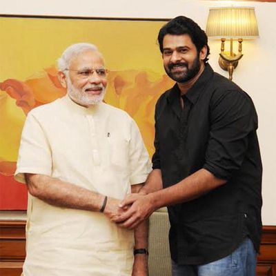 Prabhas Meets Narendra Modi Photos