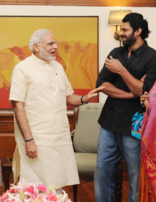 Prabhas Meets Narendra Modi Photos