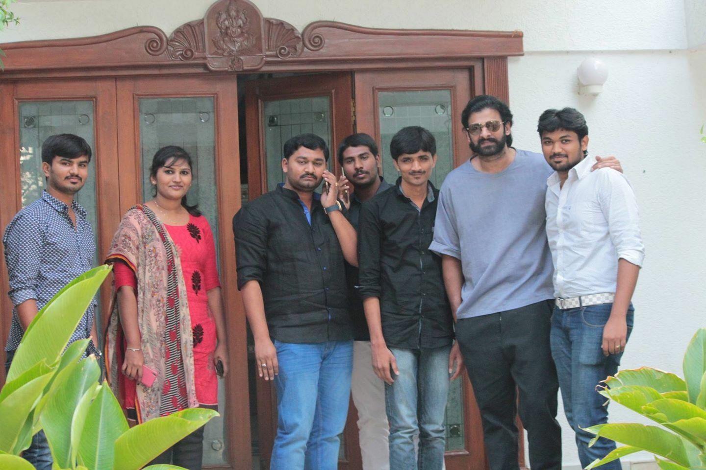 Prabhas with his Karnataka Fans Meet Photos