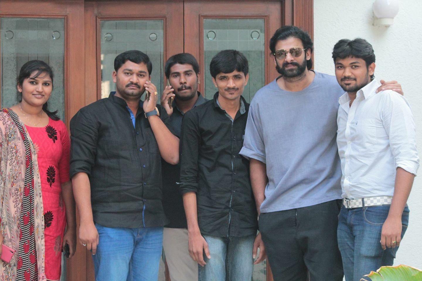 Prabhas with his Karnataka Fans Meet Photos