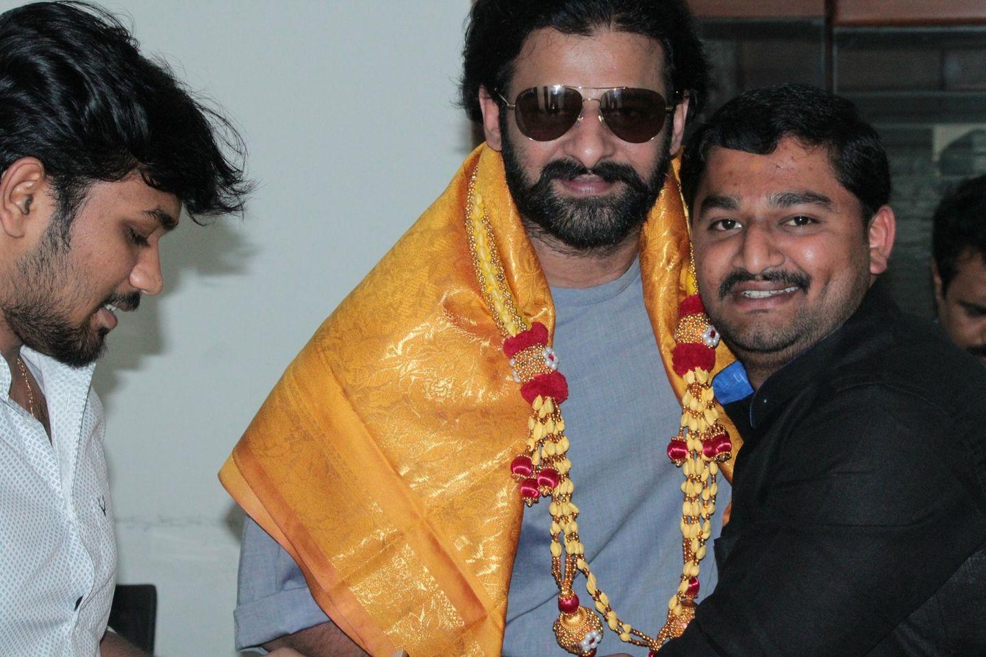 Prabhas with his Karnataka Fans Meet Photos