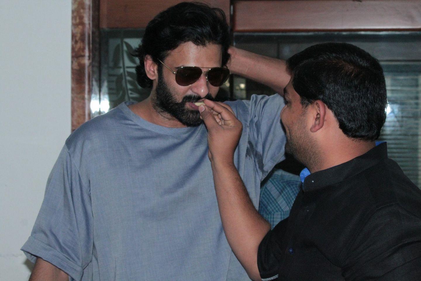 Prabhas with his Karnataka Fans Meet Photos