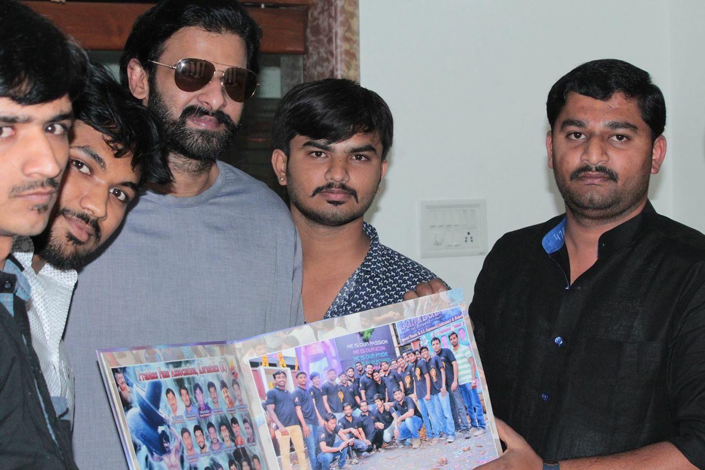 Prabhas with his Karnataka Fans Meet Photos