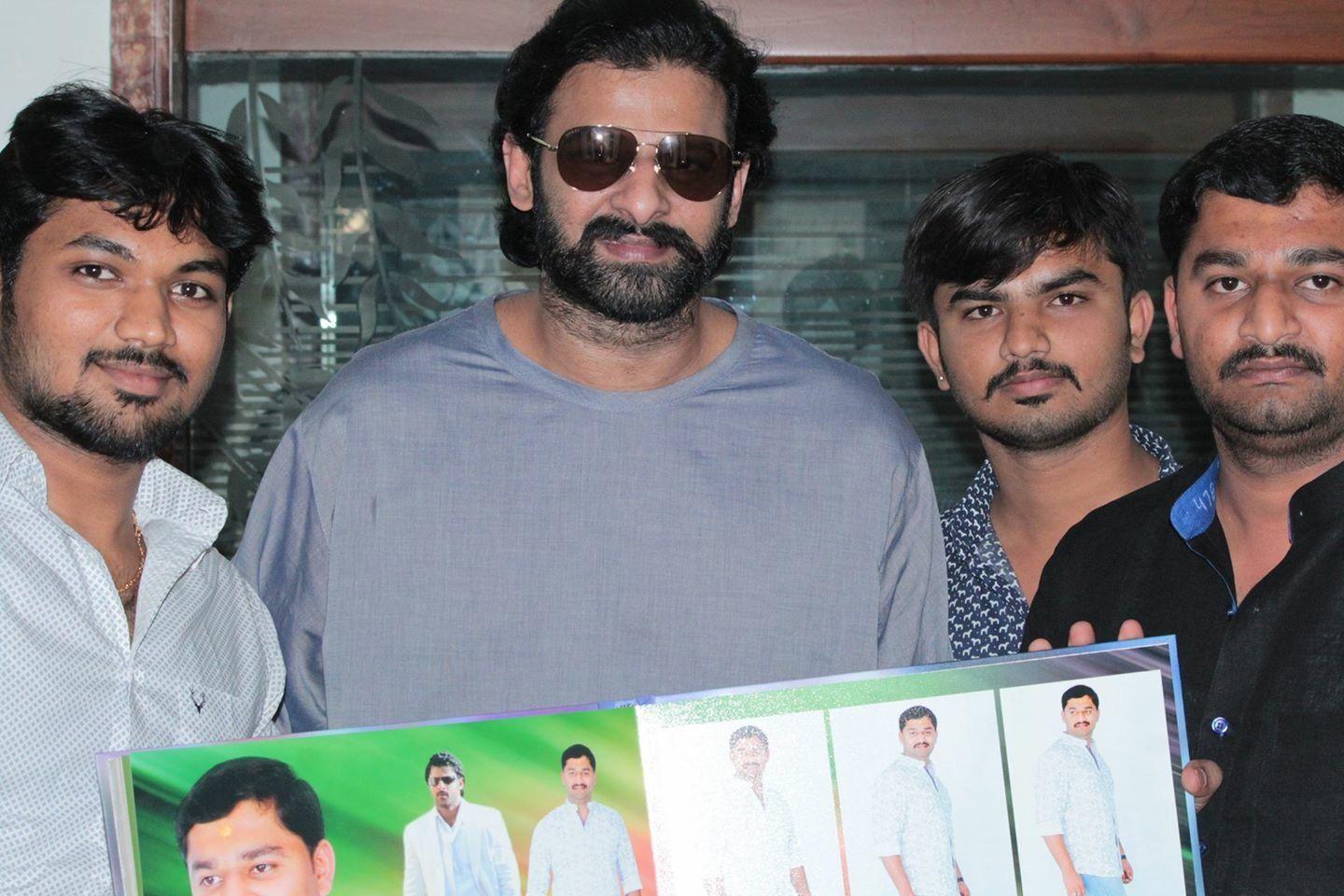 Prabhas with his Karnataka Fans Meet Photos