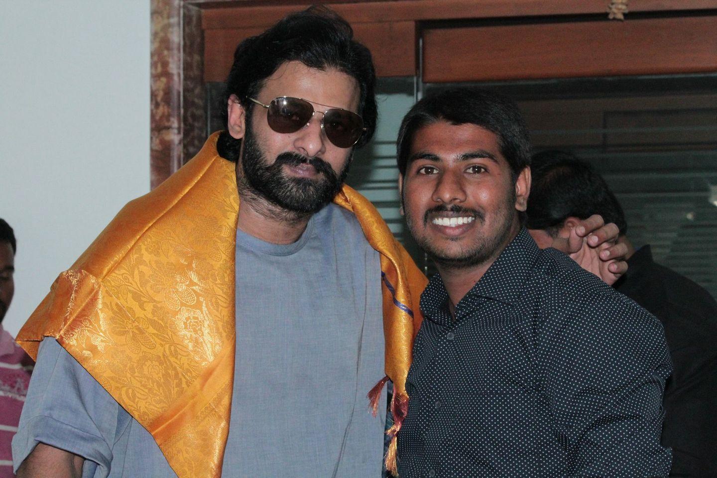 Prabhas with his Karnataka Fans Meet Photos