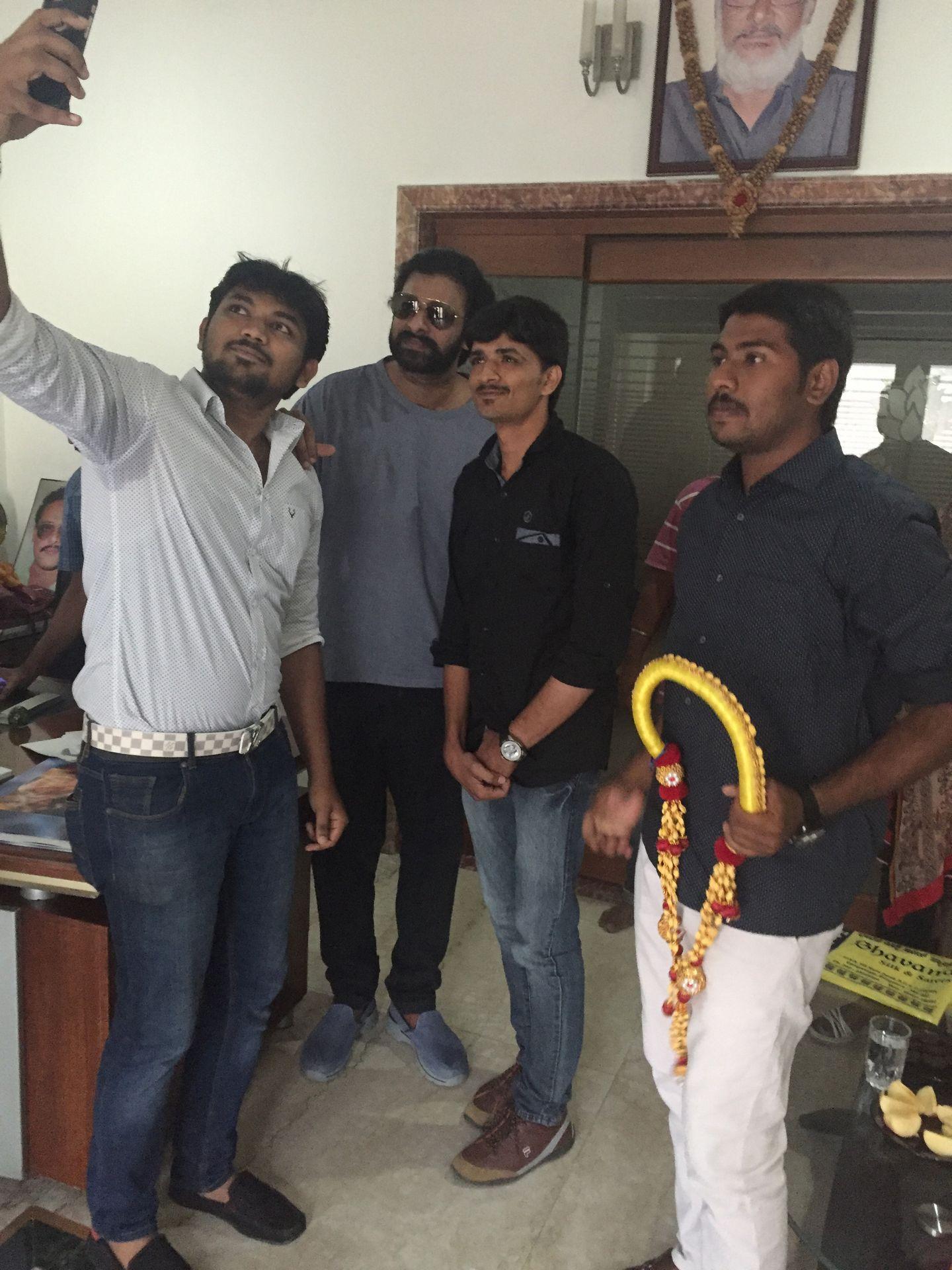 Prabhas with his Karnataka Fans Meet Photos