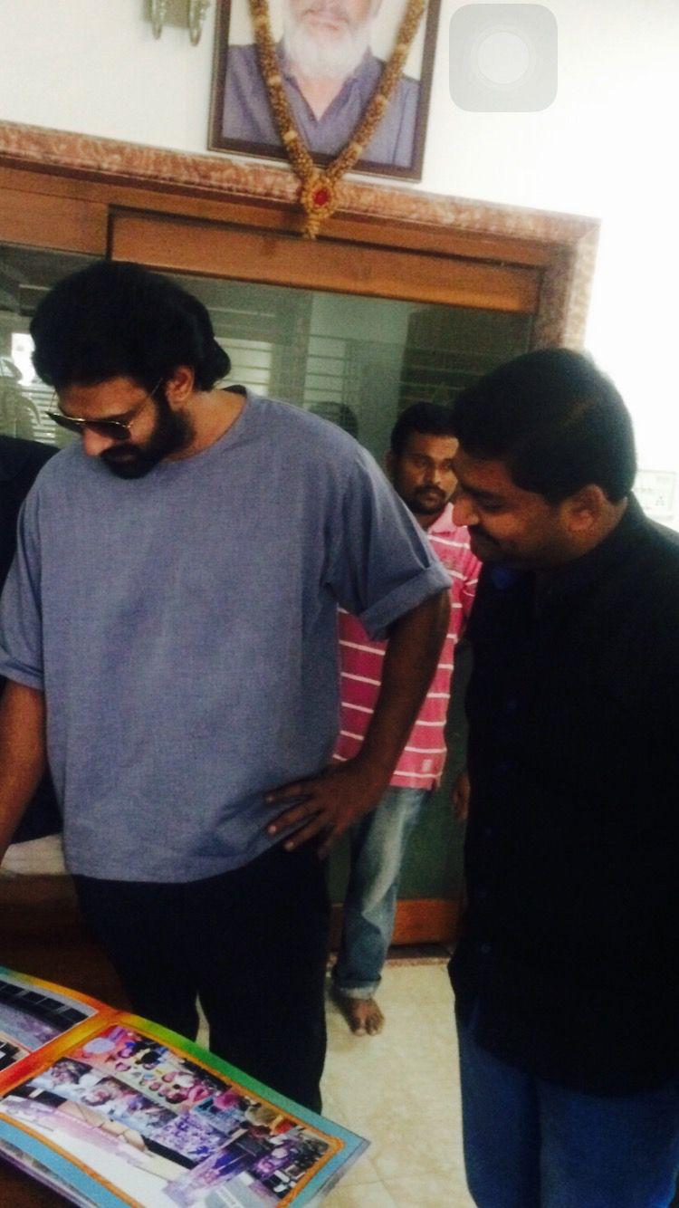 Prabhas with his Karnataka Fans Meet Photos