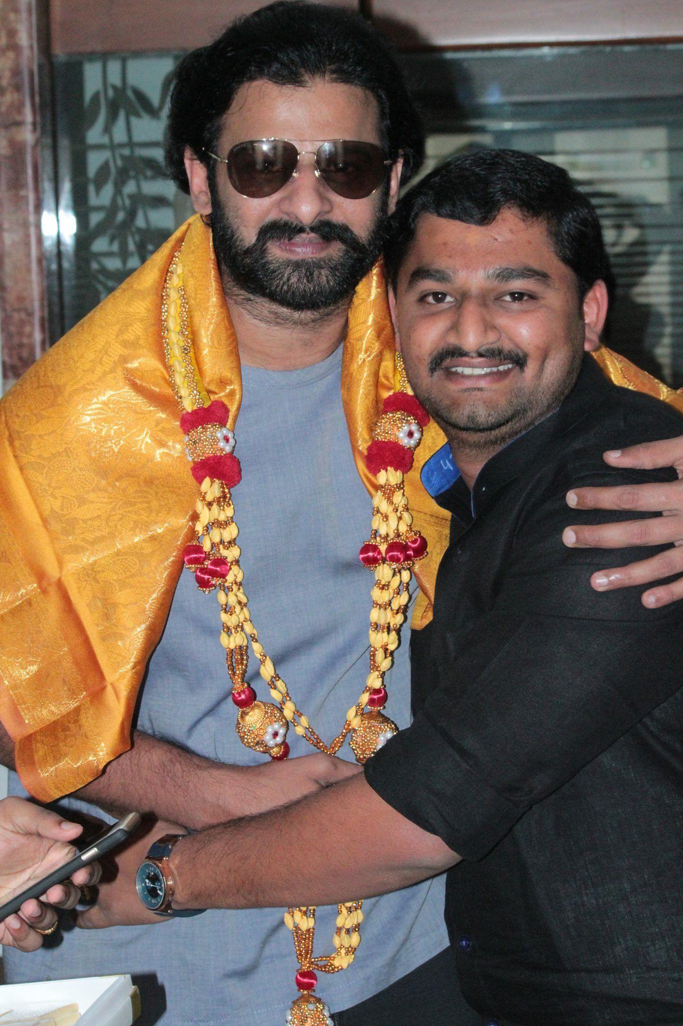 Prabhas with his Karnataka Fans Meet Photos