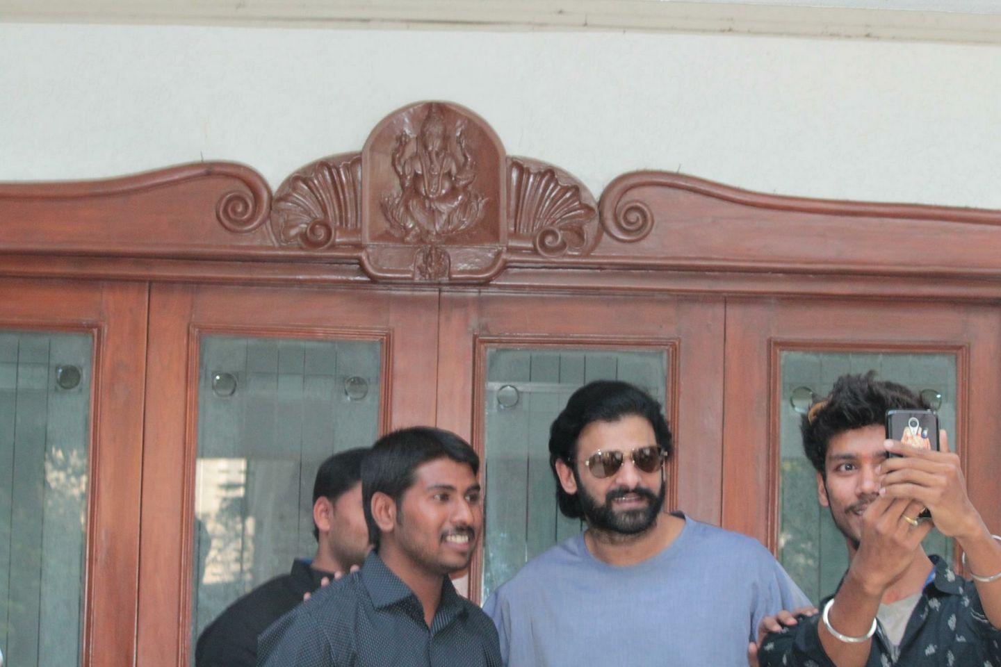 Prabhas with his Karnataka Fans Meet Photos