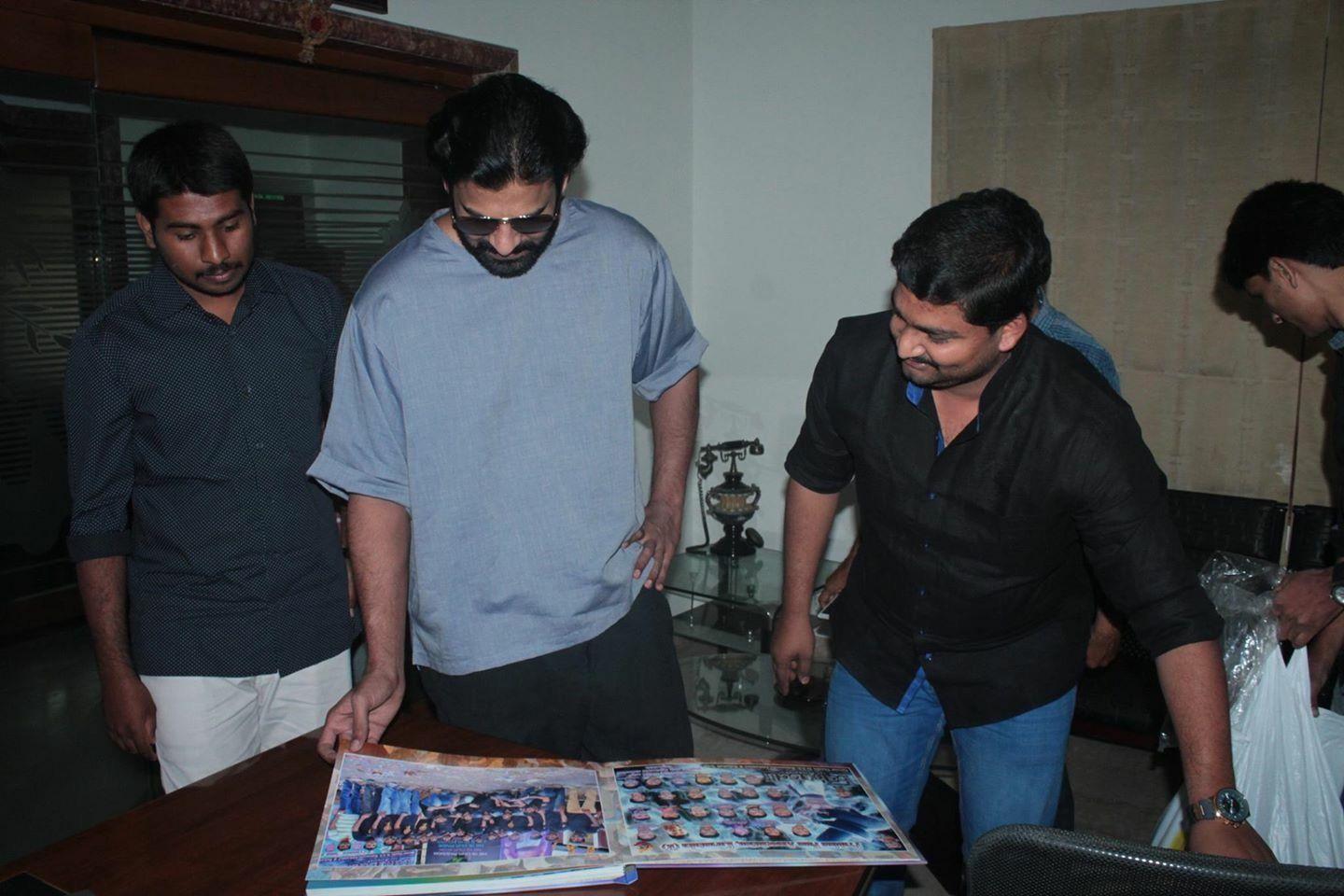 Prabhas with his Karnataka Fans Meet Photos