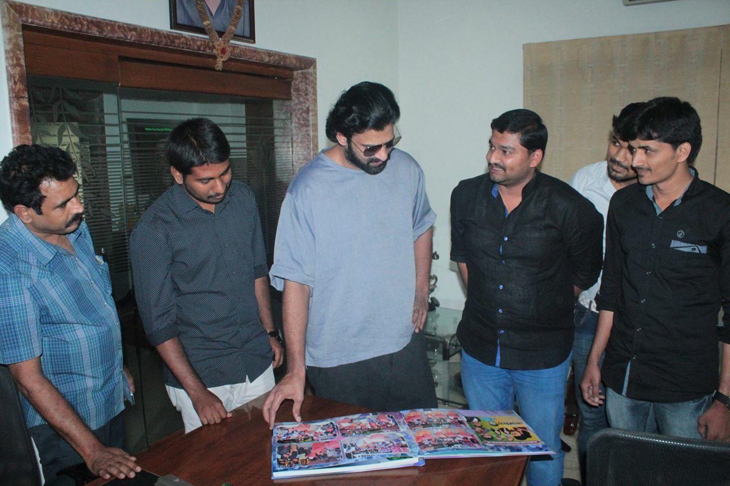 Prabhas with his Karnataka Fans Meet Photos