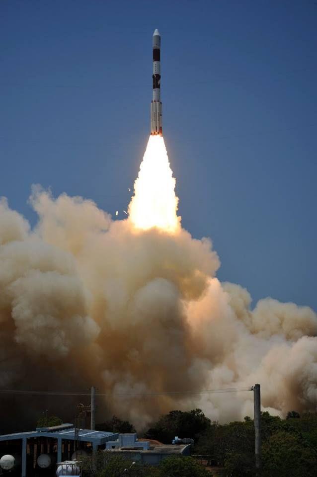 PSLV-C33/IRNSS-1G Mission Launch Photos