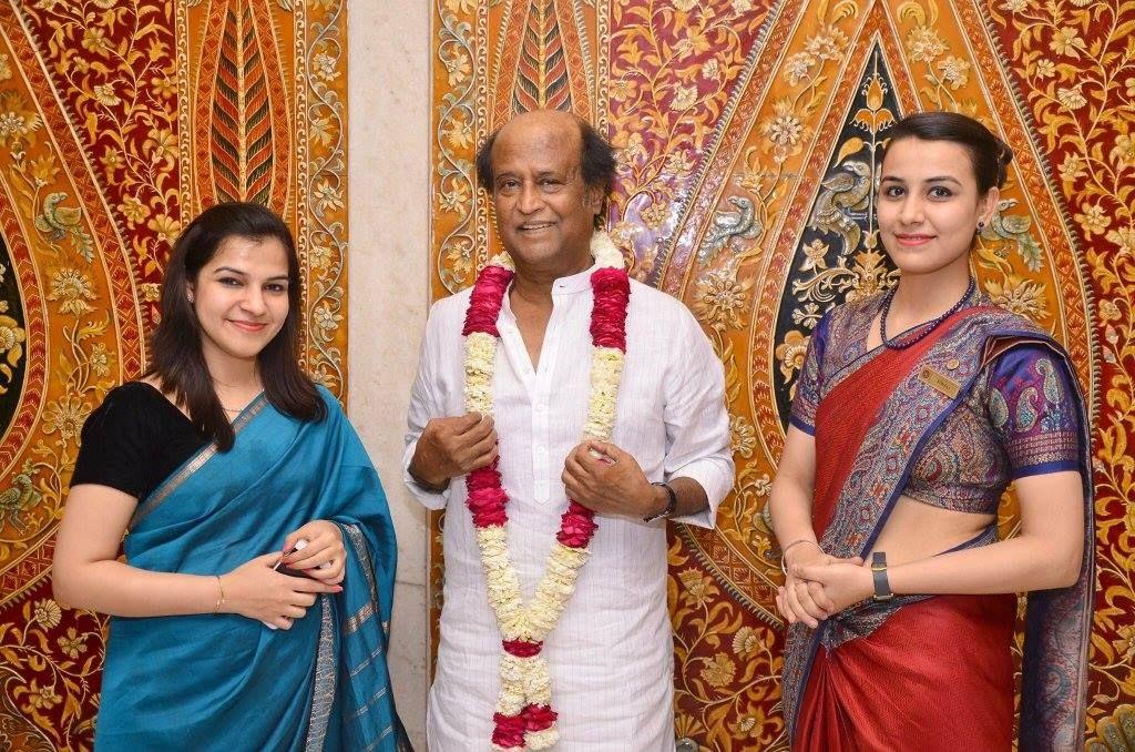 Rajinikanth at Taj Mahal Hotel New Delhi Photos