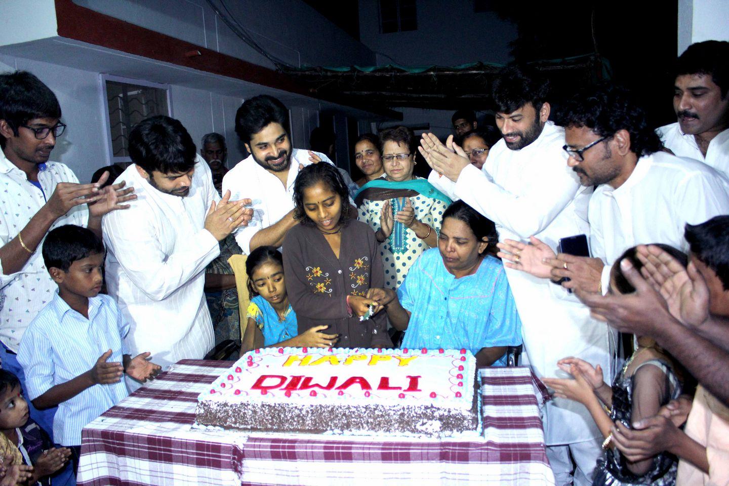 Raju Gari Gadhi Team Celebrating Diwali Photos