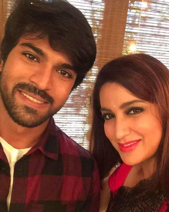 Ram Charan Selfie with Tisca Chopra