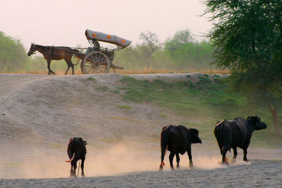 Rare images of rural Village