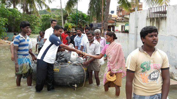 Rescue And Relief Work By Indian Army In Tamilnadu