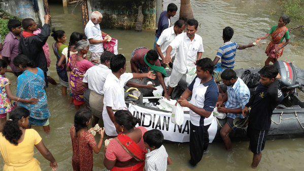 Rescue And Relief Work By Indian Army In Tamilnadu