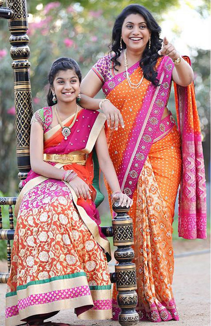 Roja with Daughter Anshu Malika Unseen Pics