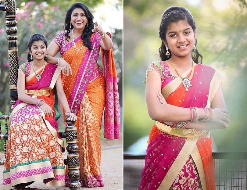 Roja with Daughter Anshu Malika Unseen Pics