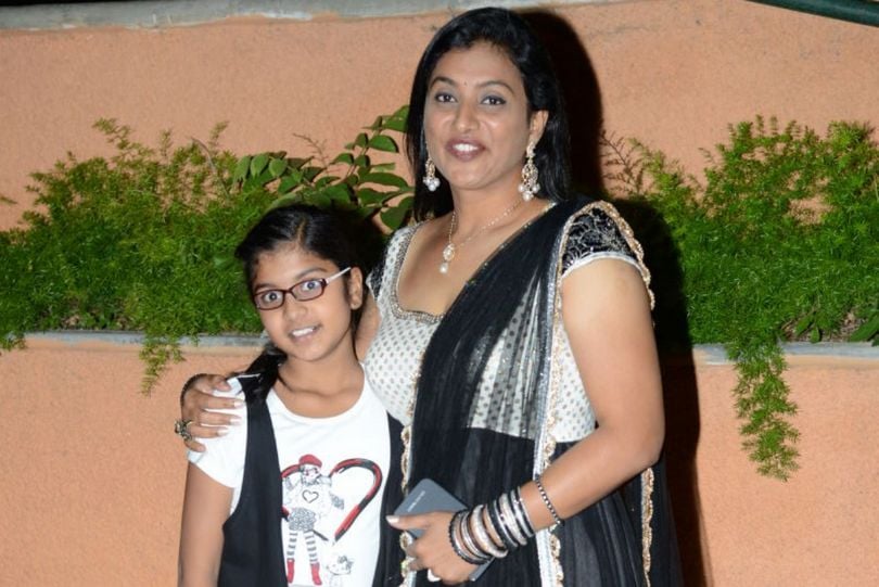 Roja with Daughter Anshu Malika Unseen Pics