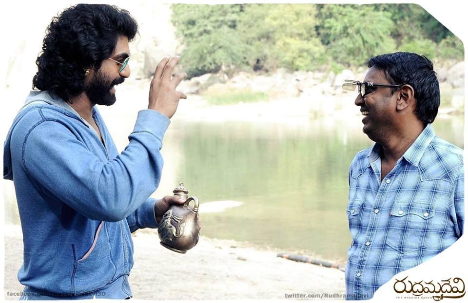 Rudramadevi Latest Working Stills