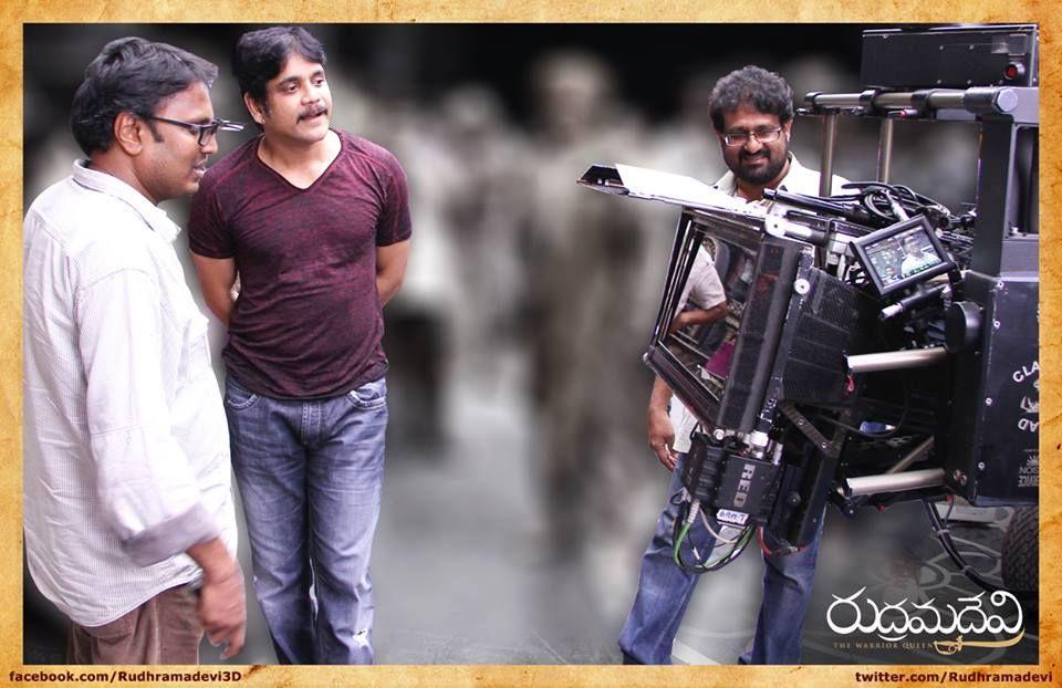 Rudramadevi Latest Working Stills