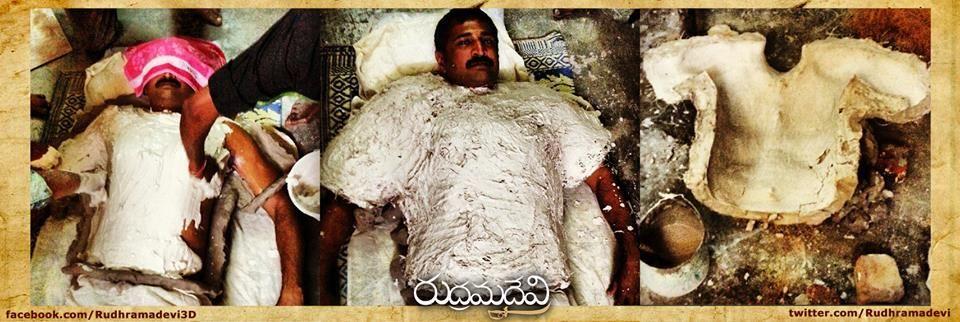 Rudramadevi Latest Working Stills
