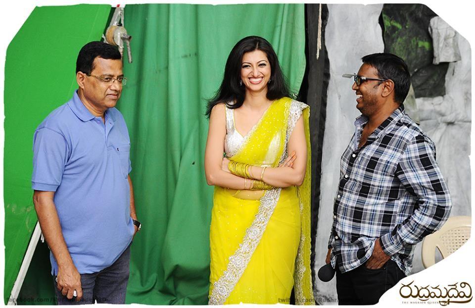 Rudramadevi Latest Working Stills