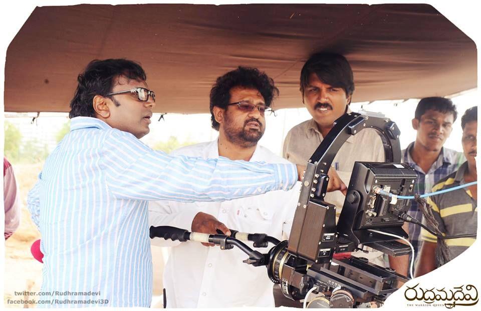 Rudramadevi Latest Working Stills