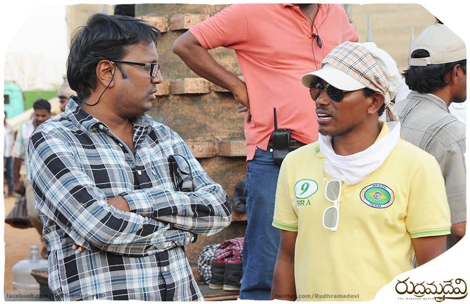 Rudramadevi Latest Working Stills
