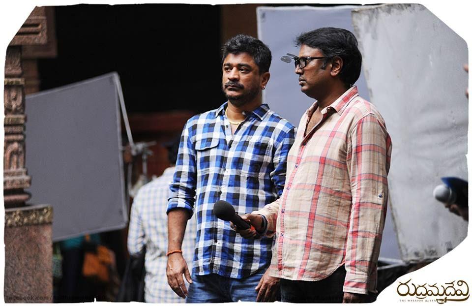 Rudramadevi Latest Working Stills