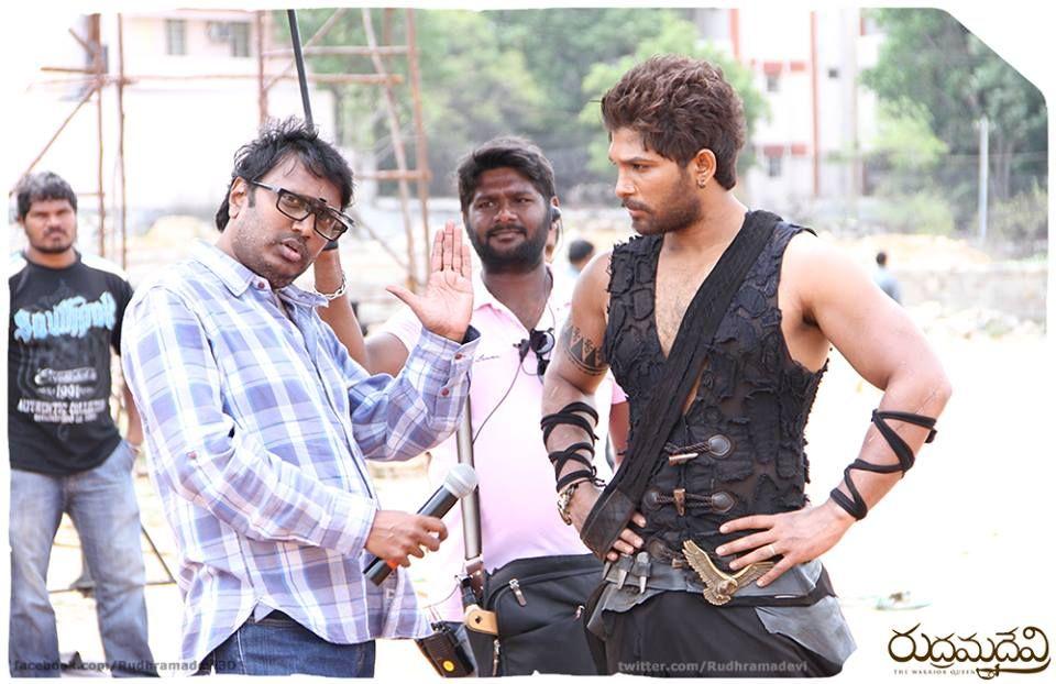 Rudramadevi Latest Working Stills